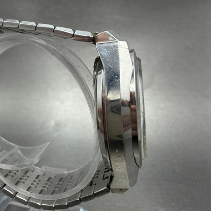 Seiko QT Watch Men 36mm Silver Dial Silver Tone Daydate 3803-7110 New Battery3