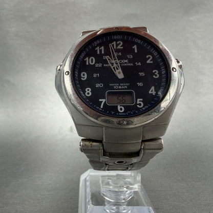 Seiko ALBA Roox Watch Men 46mm Blue Dial Steel Analog Digital P106-0AA0 New Batt5