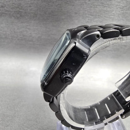 Nixon The Small Player Watch Women 33mm Black Dial Black Tone Rectangle New Batt2