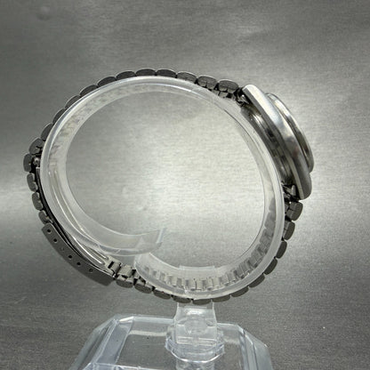 Seiko SQ Watch Women 24mm Silver Dial Silver Tone Daydate 3423-0099 NewBat HG58