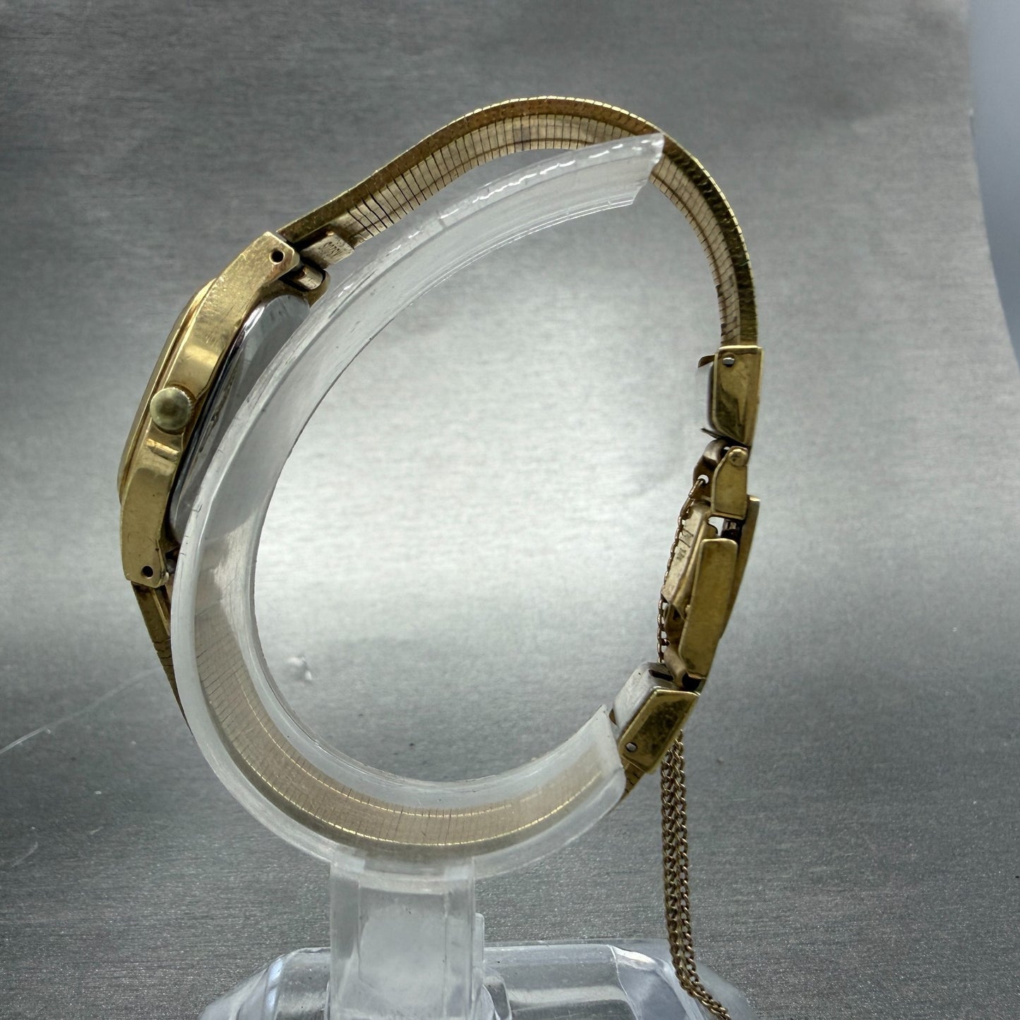 Seiko Watch Women 20mm Brown Dial Gold Tone Oval 3421-5020 New Battery Vintage6