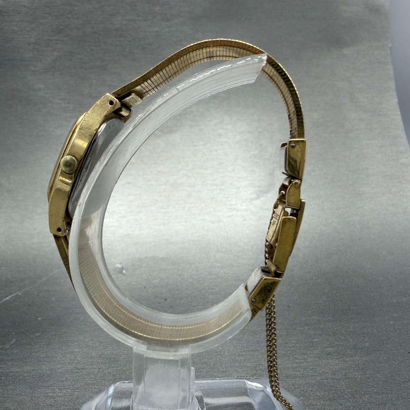 Seiko Watch Women 20mm Brown Dial Gold Tone Oval 3421-5020 New Battery Vintage6