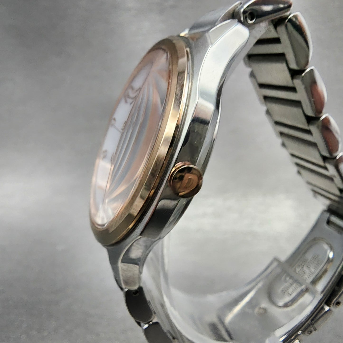 Citizen EcoDrive Watch Women 35mm White Dial Two Tone E031R010867 Runs2