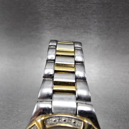 Citizen Eco-Drive Rivia Watch Women 27mm MOP Dial Two Tone Diamonds EW0894-57D5