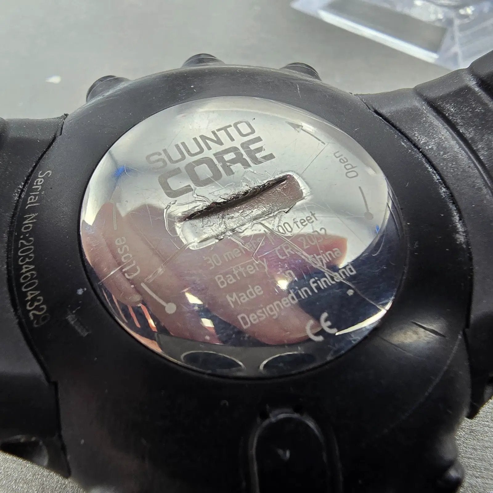 Suunto Core Watch Men 50mm Black Digital Altimeter Barometer Compass New Battery9