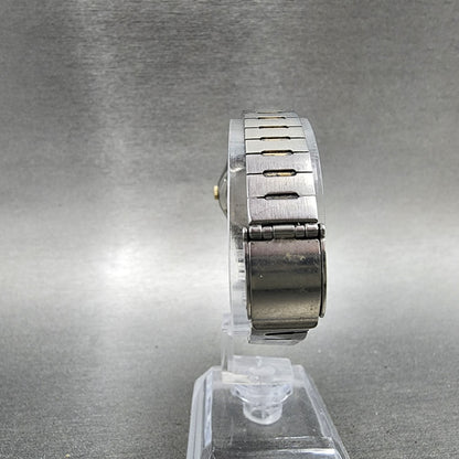 Seiko SQ Watch Women 24mm Silver Dial Two Tone Daydate 26260190 New Bat READ!!!7