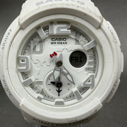 Casio Baby-G Hello kitty Watch Women 44mm White Analog Digital BGA-190KT New Bat1
