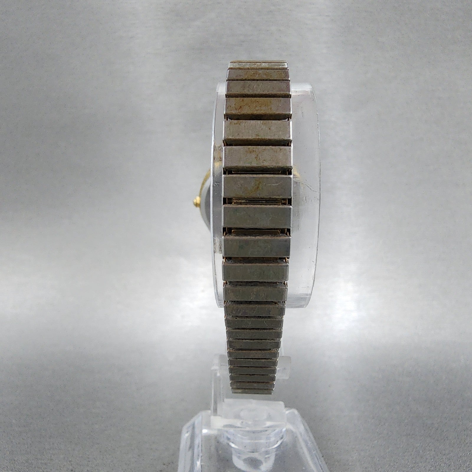 Bulova Watch Women 31mm Gold Dial Gold Tone Round 92P19 New Battery VTG7