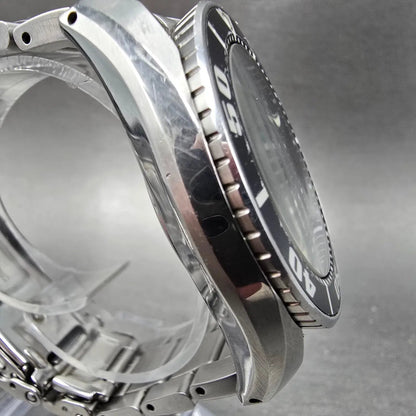 Seiko Sumo Watch Men 45mm Black Dial Steel Date Automatic Round SBDC001 6R15-00G3