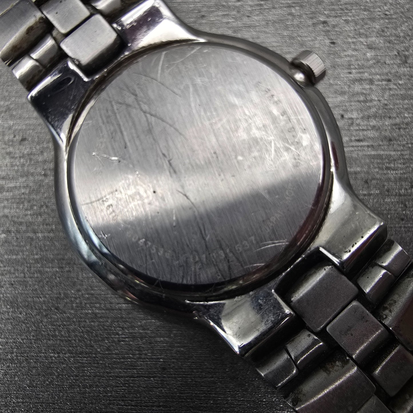 Citizen Watch Men 35mm Black Dial Silver Tone Date Round 2510-S047536 New Batt10