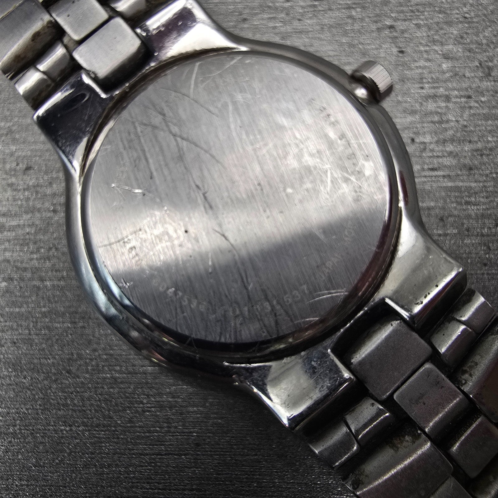 Citizen Watch Men 35mm Black Dial Silver Tone Date Round 2510-S047536 New Batt10