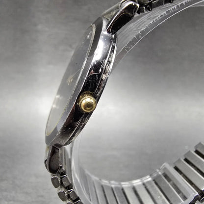 Seiko Watch Men 34mm Black Dial Black Tone Round 7N00-8A39 PARTS3