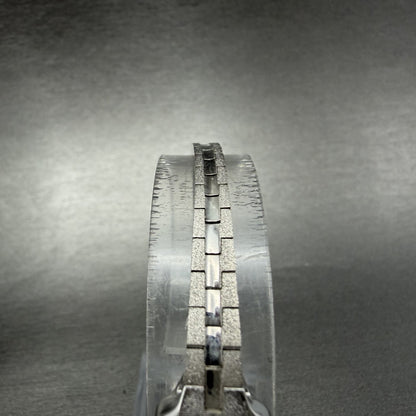 Citizen CQ Watch Women 13mm Silver Dial Silver Tone Rectangle New Battery NHJDS4