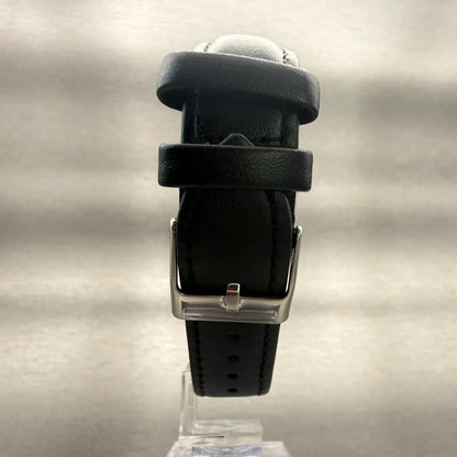 Seiko Chariot Watch Men 34mm White Dial Silver Tone Round 4130-9001 New Battery7