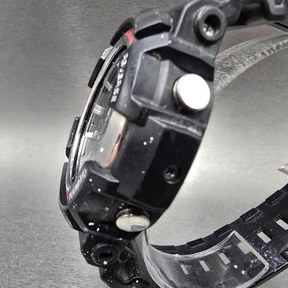 Casio G-Shock GAS-100 Watch Men 48mm Black Silver Analog Digital Solar Alarm3