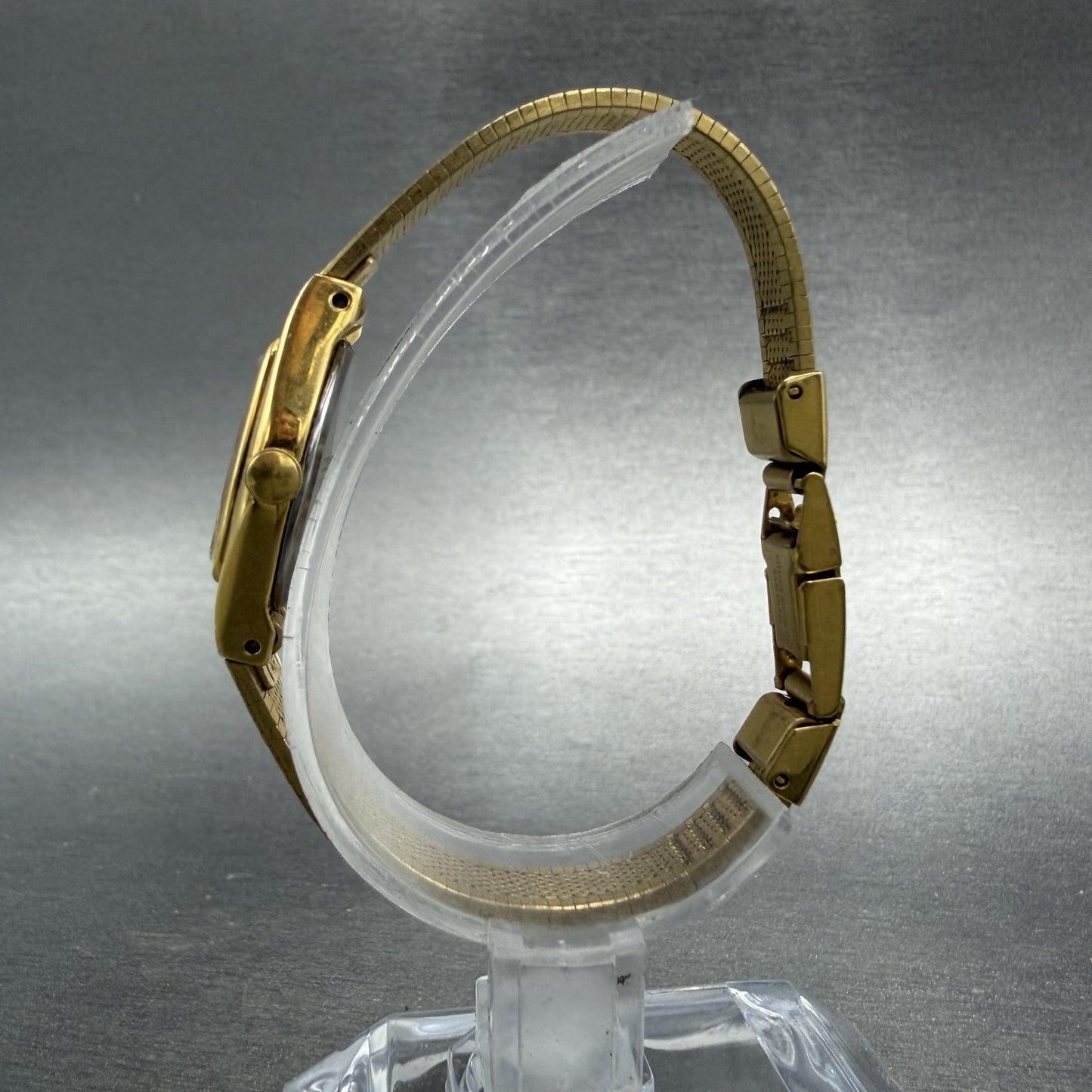 Citizen CQ Watch Women 17mm Champagne Dial Gold Tone 3220-324099 New Battery6