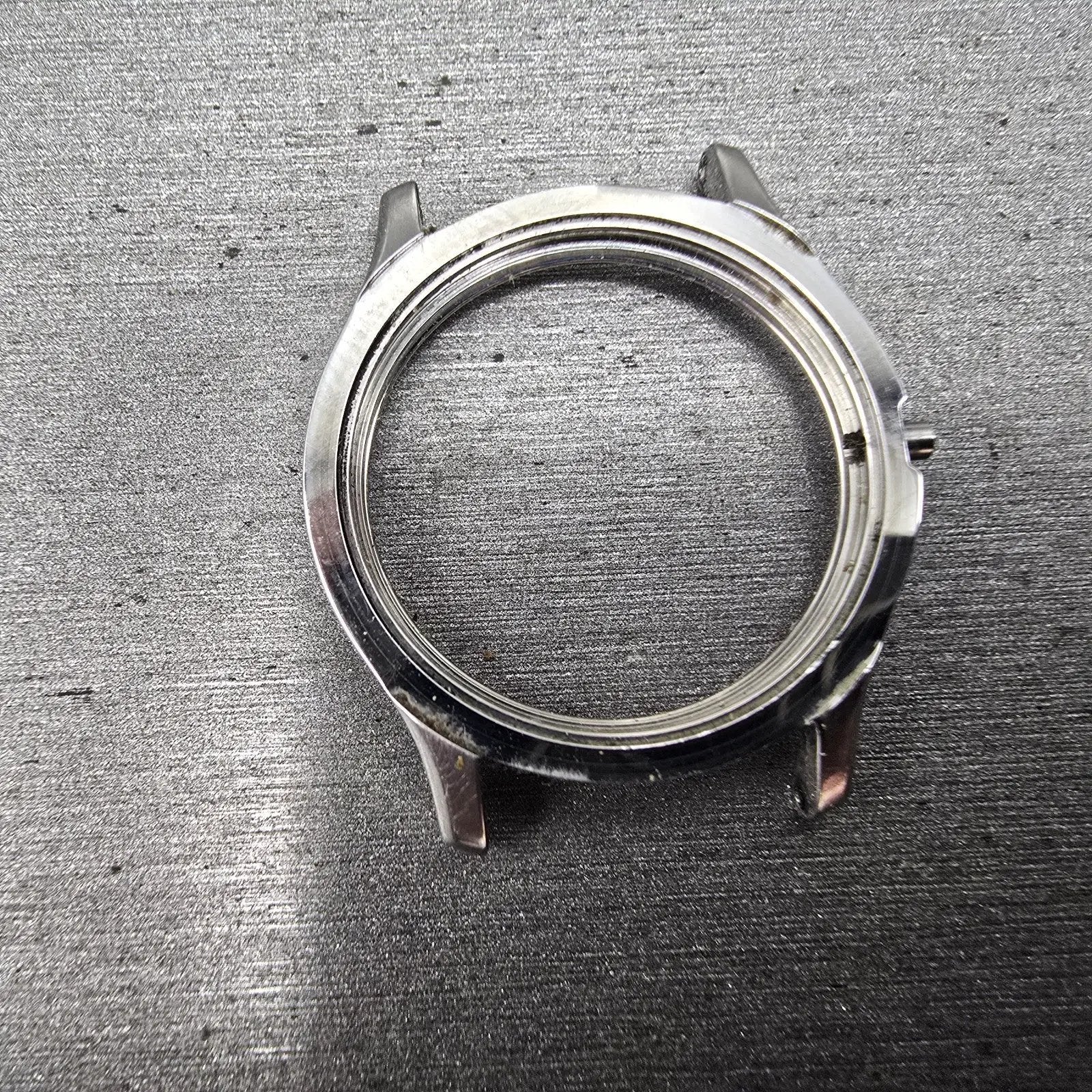 Movado Verso Watch Case 25mm Stainless Steel Round 85-G4-825 W/Crystal1