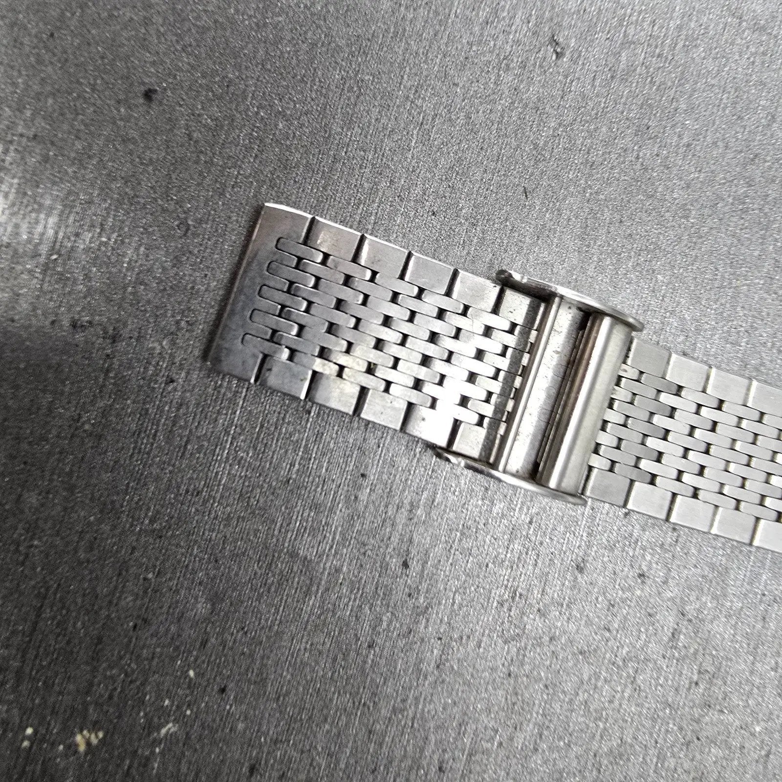 Seiko Bracelet 19mm Stainless Steel Silver Tone Vintage LA07A Japan READ!!!!!!!2
