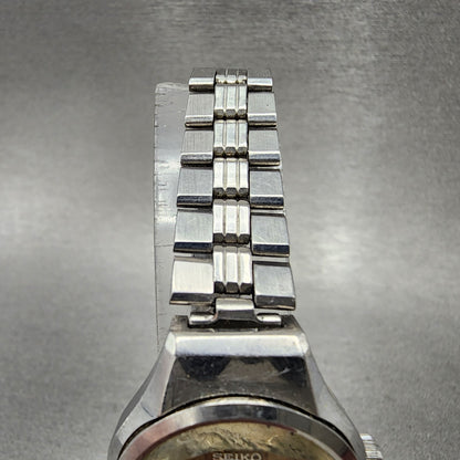Seiko Automatic Watch Women 26mm Yellow Dial Silver Tone Daydate 27060260 Runs4