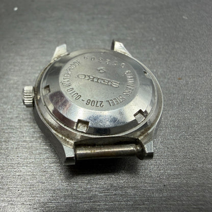 Seiko Automatic Watch Women 24mm Gray Dial Silver Tone Daydate 2706-0010 Runs7