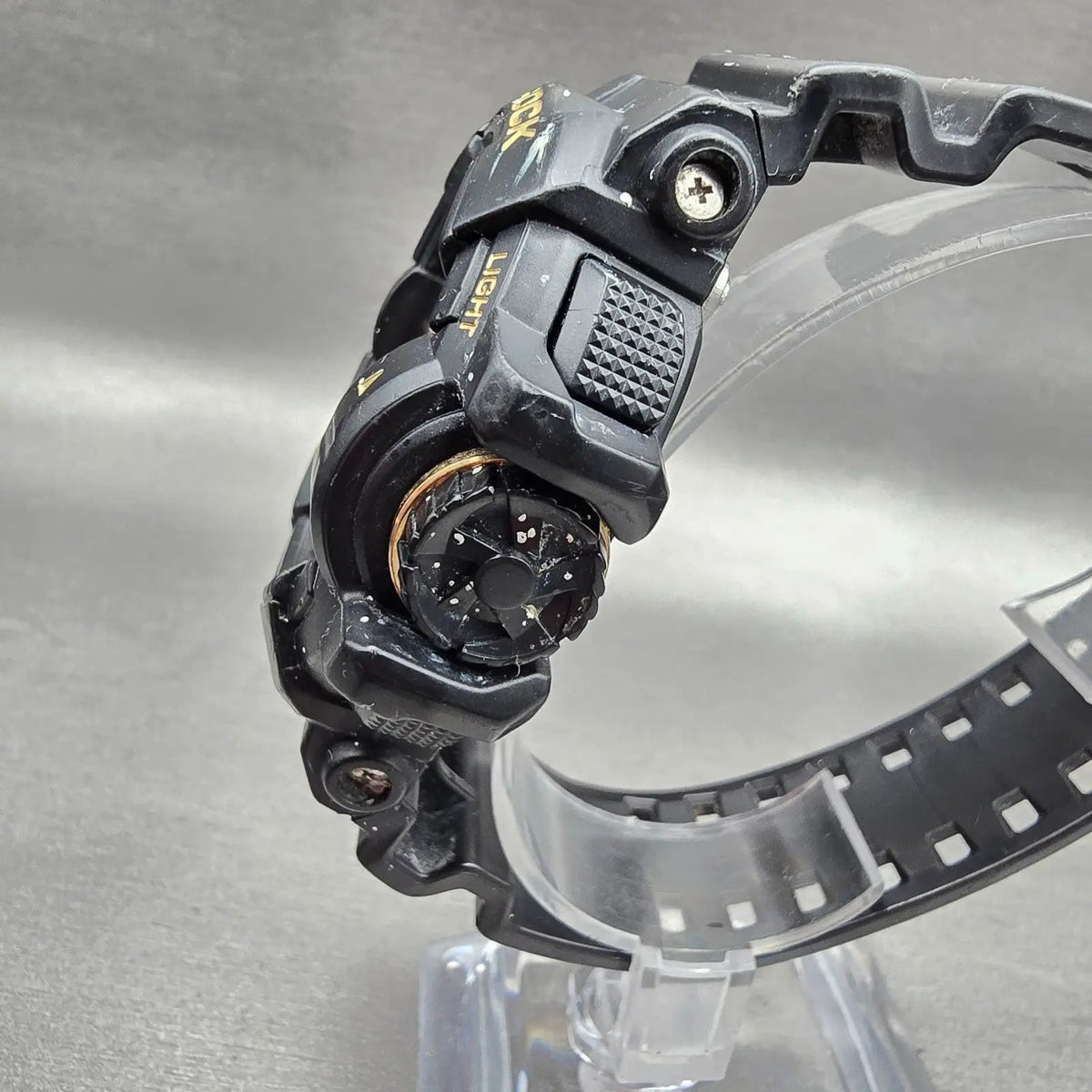 Casio G-Shock GA-400GB Watch Men 52mm Black Gold Chrono Alarm New Battery2