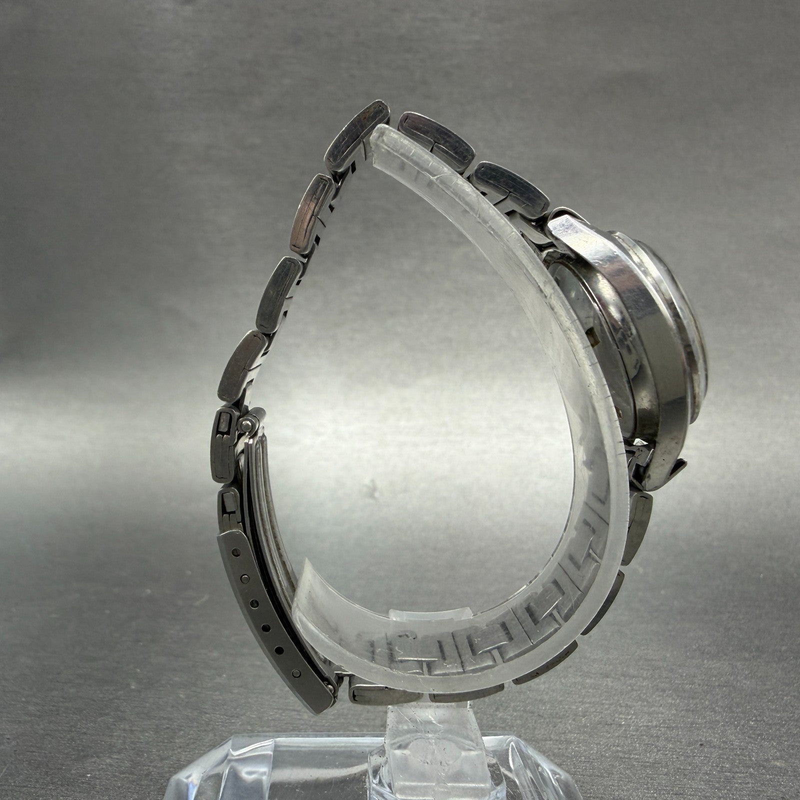 Seiko Maticlady Watch Women 23mm Silver Dial Silver Tone Date 2517-0211 Runs 4528