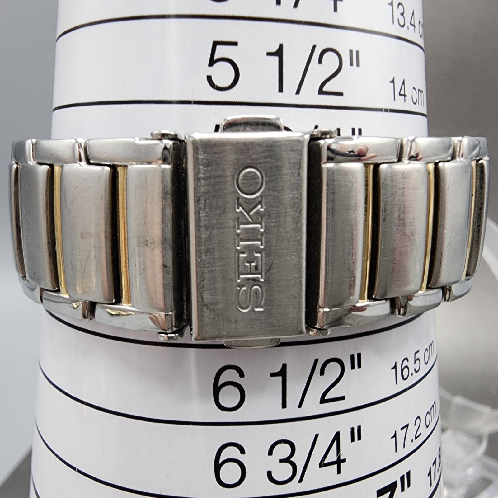 Seiko Tank Watch Women 18mm White Dial Toe Tone Rectangle 1n000ez0 New Battery10