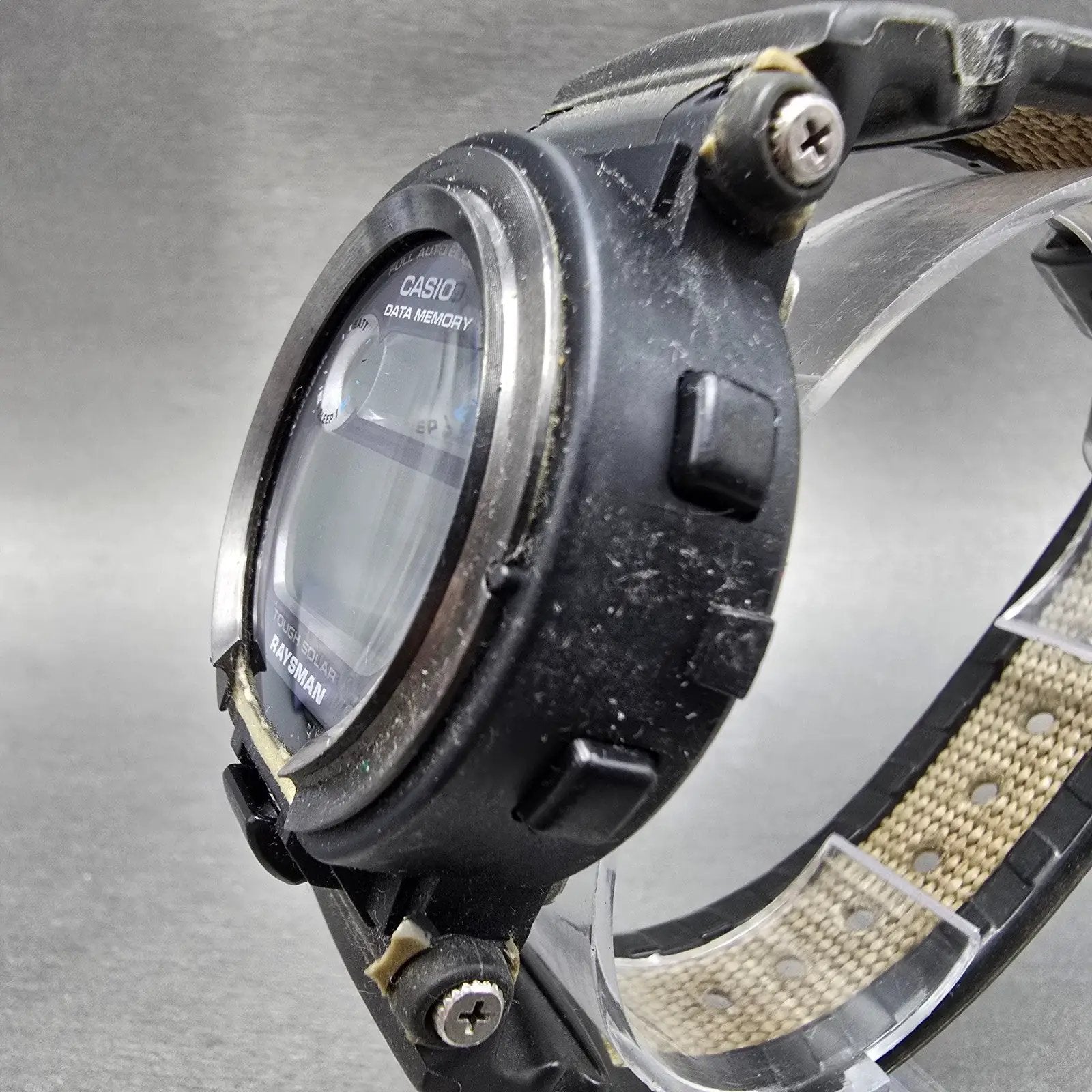 Casio G-Shock Raysman DW-9350 Watch Men 43mm Black Alarm Chronograph Works2