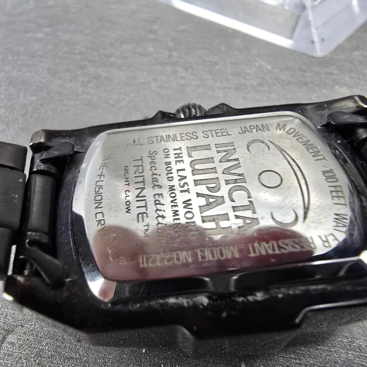Invicta Lupah Watch Women 29mm Abalone Dial Black Rectangle 23211 New Battery 39