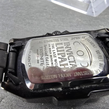 Invicta Lupah Watch Women 29mm Abalone Dial Black Rectangle 23211 New Battery 39