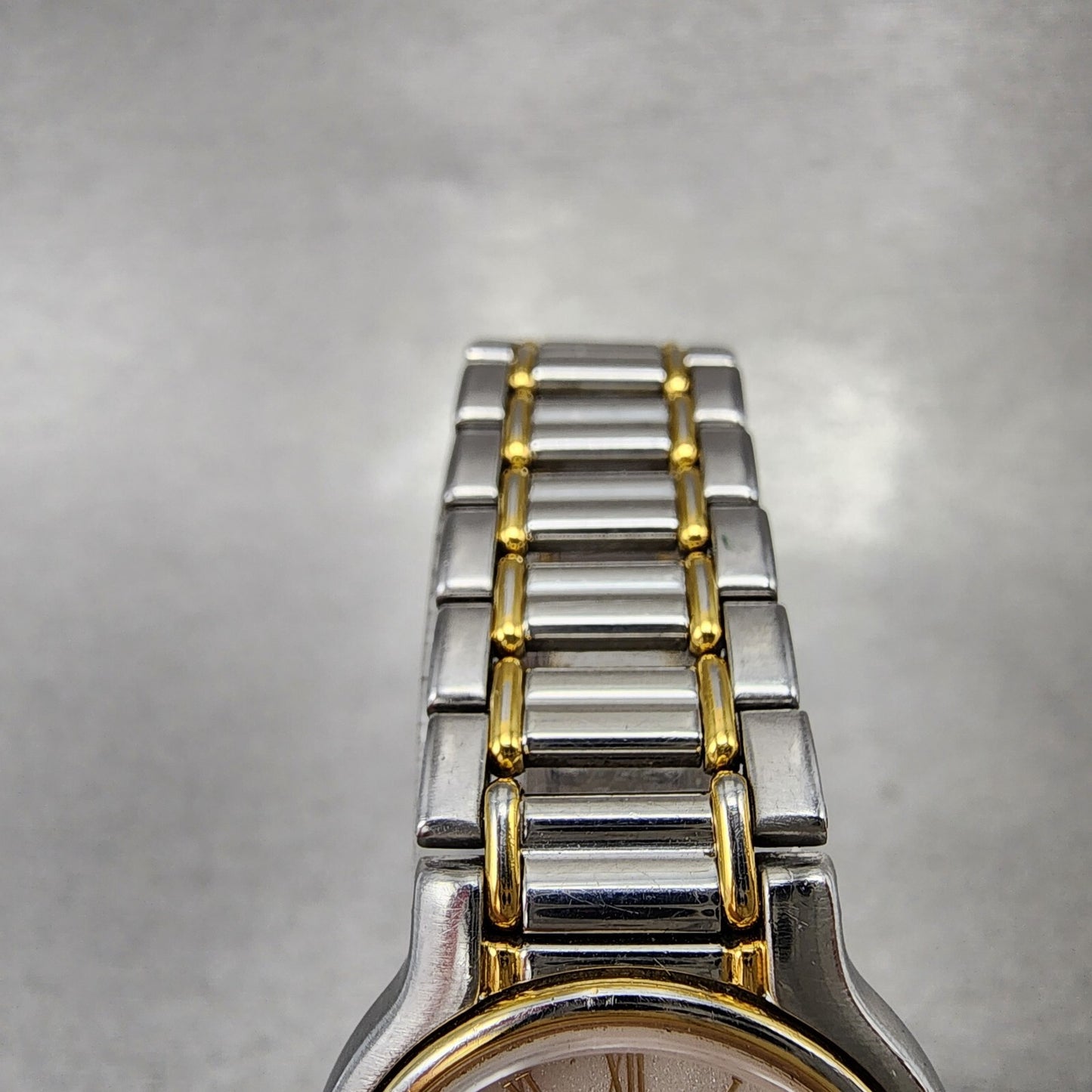 Seiko Exceline Watch Women 23mm White Dial Two Tone 12210190 New Battery4