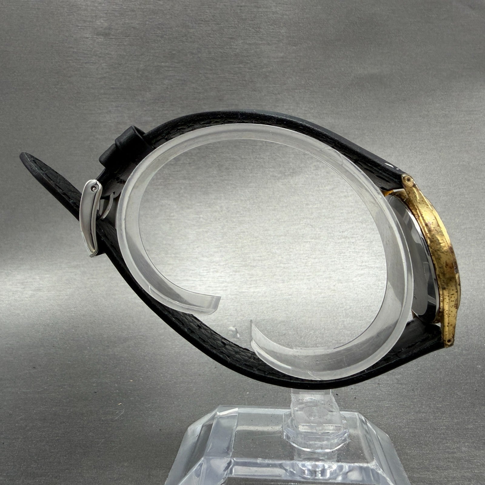 Seiko Watch Unisex 32mm Champagne Dial Gold Tone Round 2621-0150 New Battery9