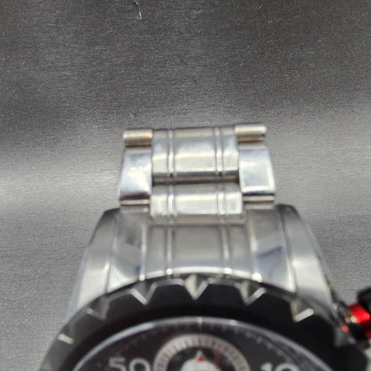 Invicta Aviator Chronograph Watch Men 48mm Gray Dial Steel Date New Batt 281454