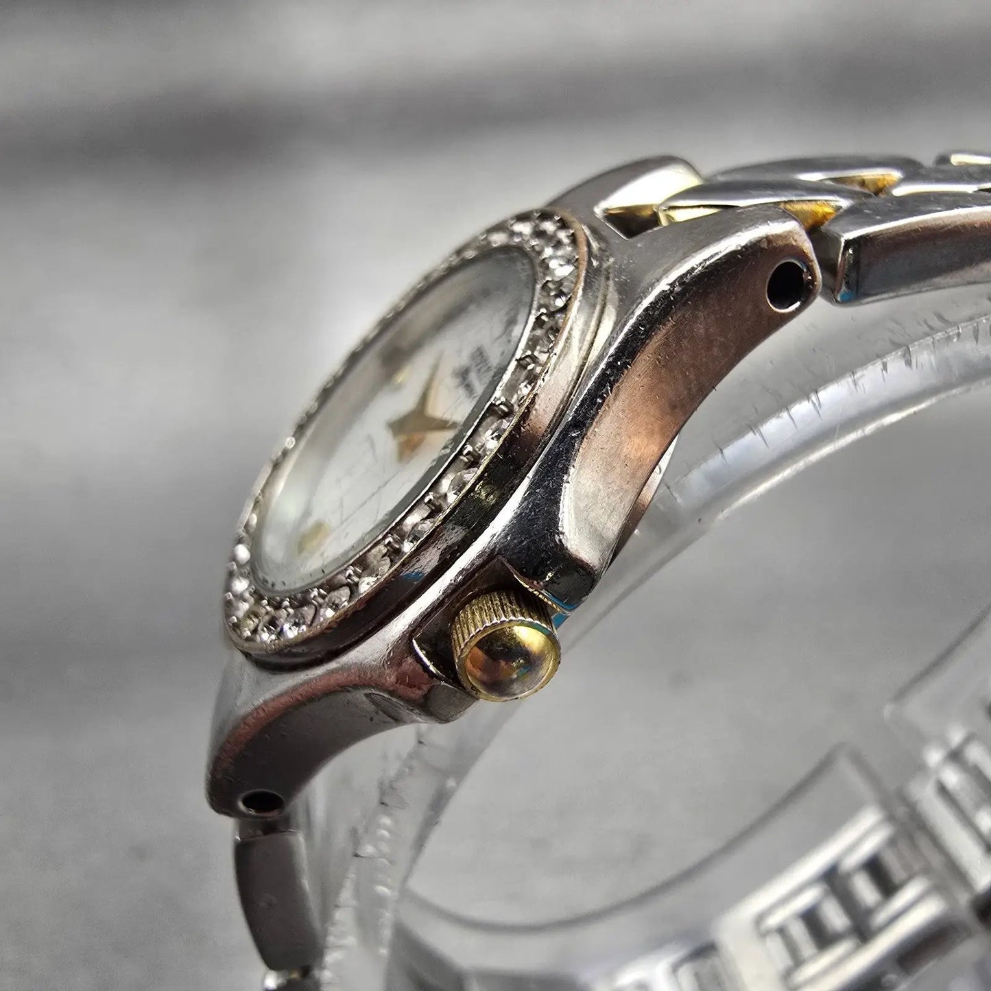 Citizen Elegance Watch Women 21mm MOP Dial Two Tone Gemmed 5920-S78992 New Batt2