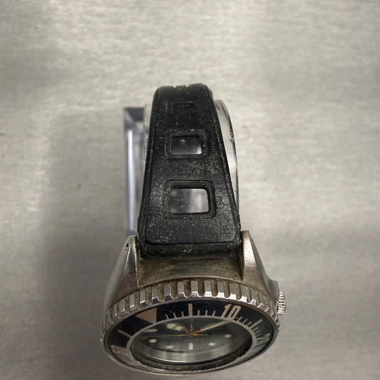Seiko Alba Kiki Dive Watch Women 29mm Black Dial Steel Daydate Y643-0300 NewBatt4