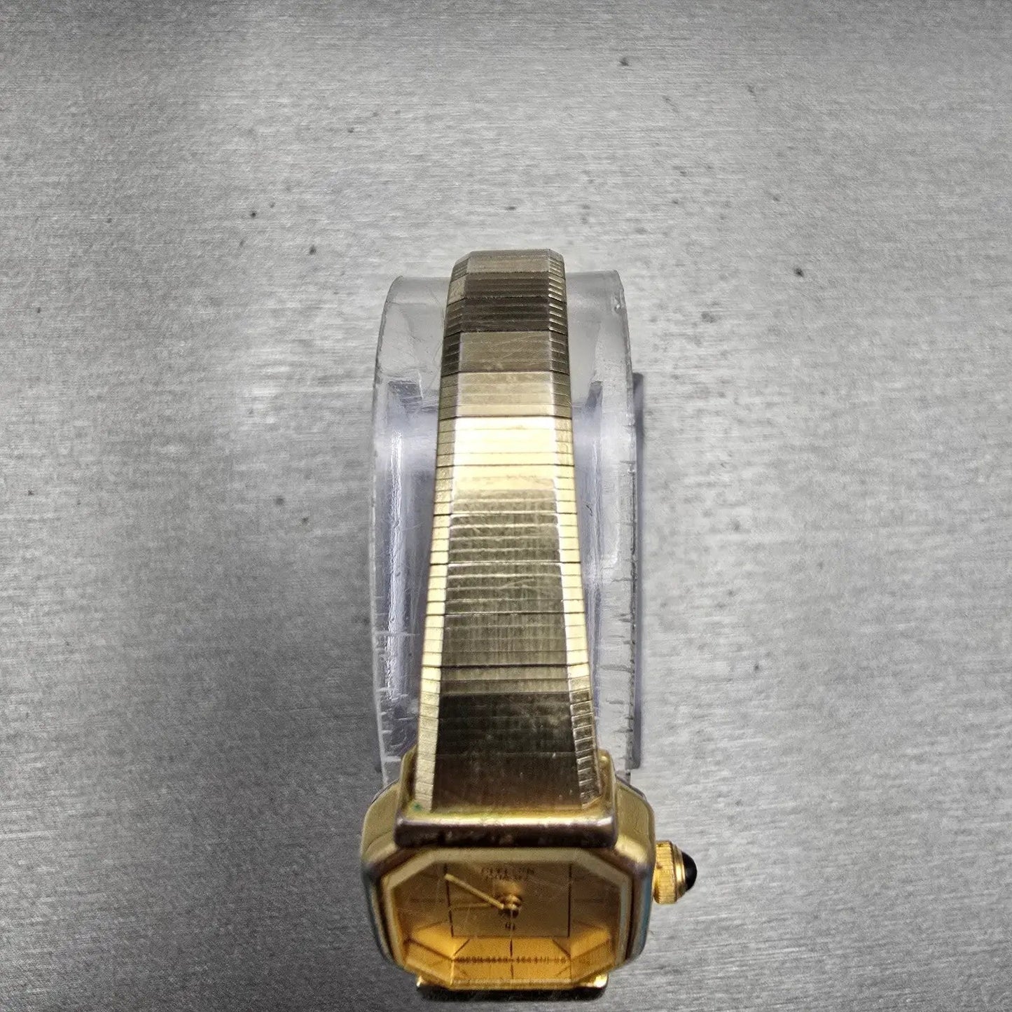 Citizen CQ Watch Women 17mm Gold Dial Gold Tone Octagon 3220-321871 New Battery4