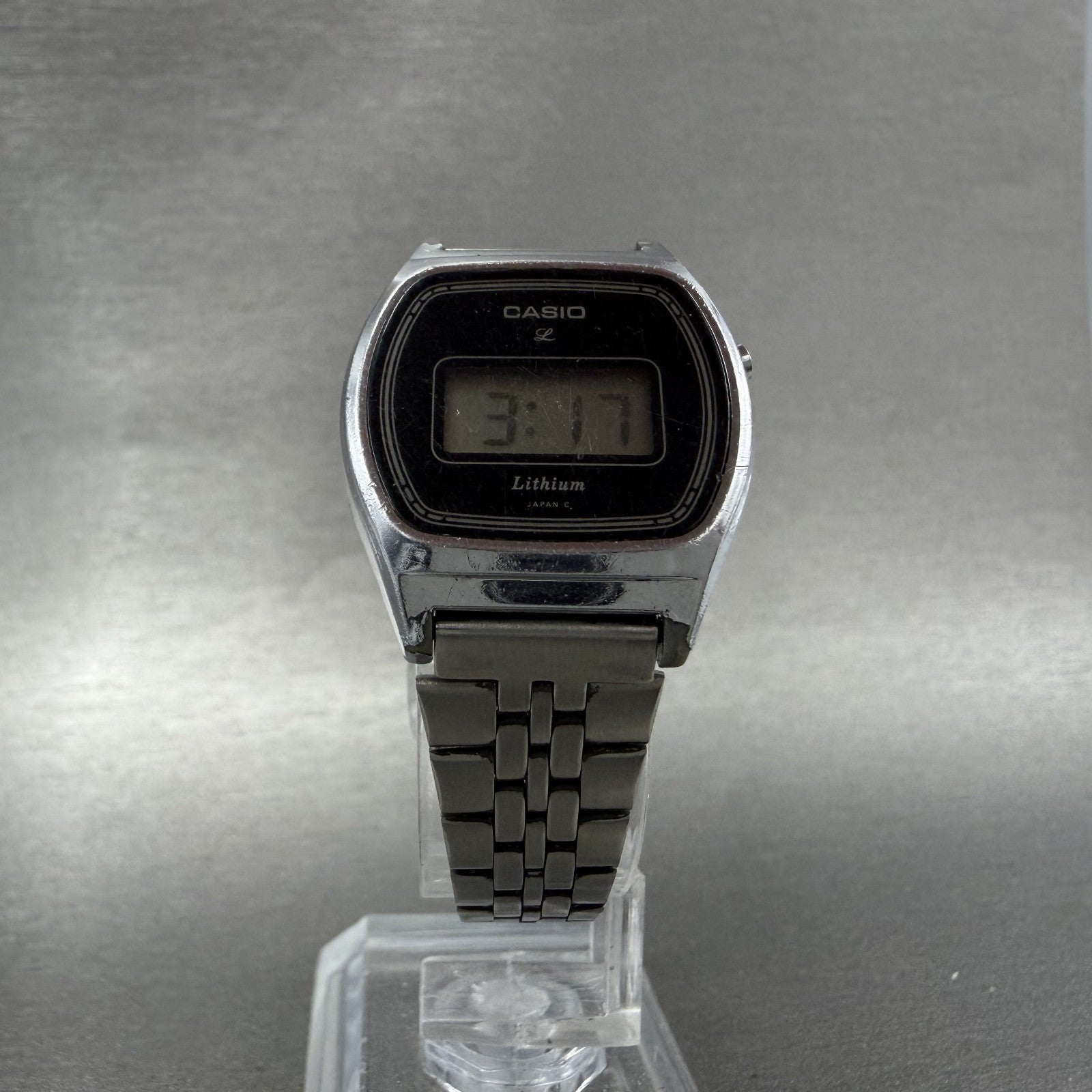 Casio LB320 Watch Women 25mm Digital Silver Tone Round New Battery Vintage5