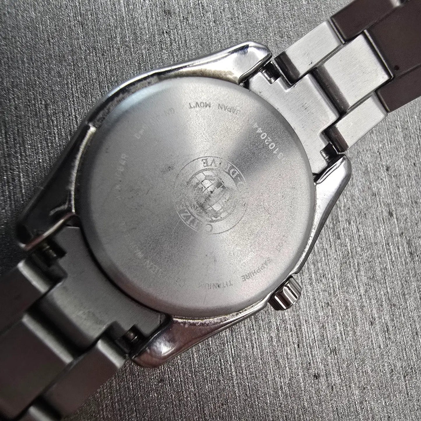 Citizen Eco-Drive Watch Women 27mm Black Dial Titanium Date E011-S068479 Works10