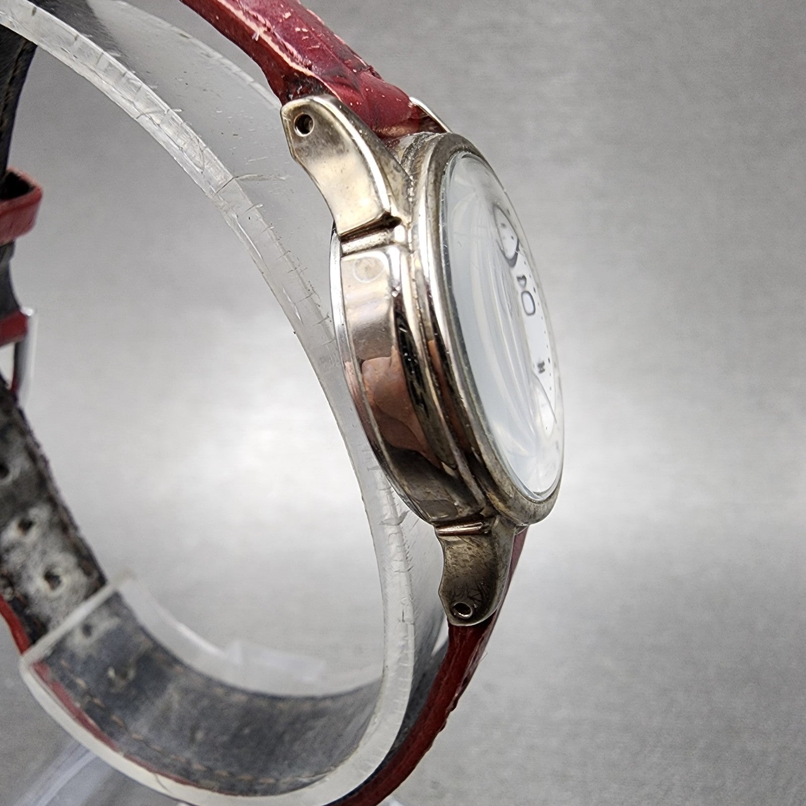 Seiko ALBA Watch Women 26mm White Dial Silver Tone Round V5010ET0 New Battery4