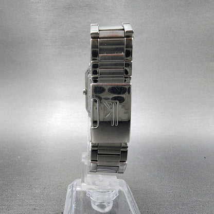 Seiko Lukia Tank Watch Women 20mm Silver Dial Silver Tone 1n010bz0 New Battery8