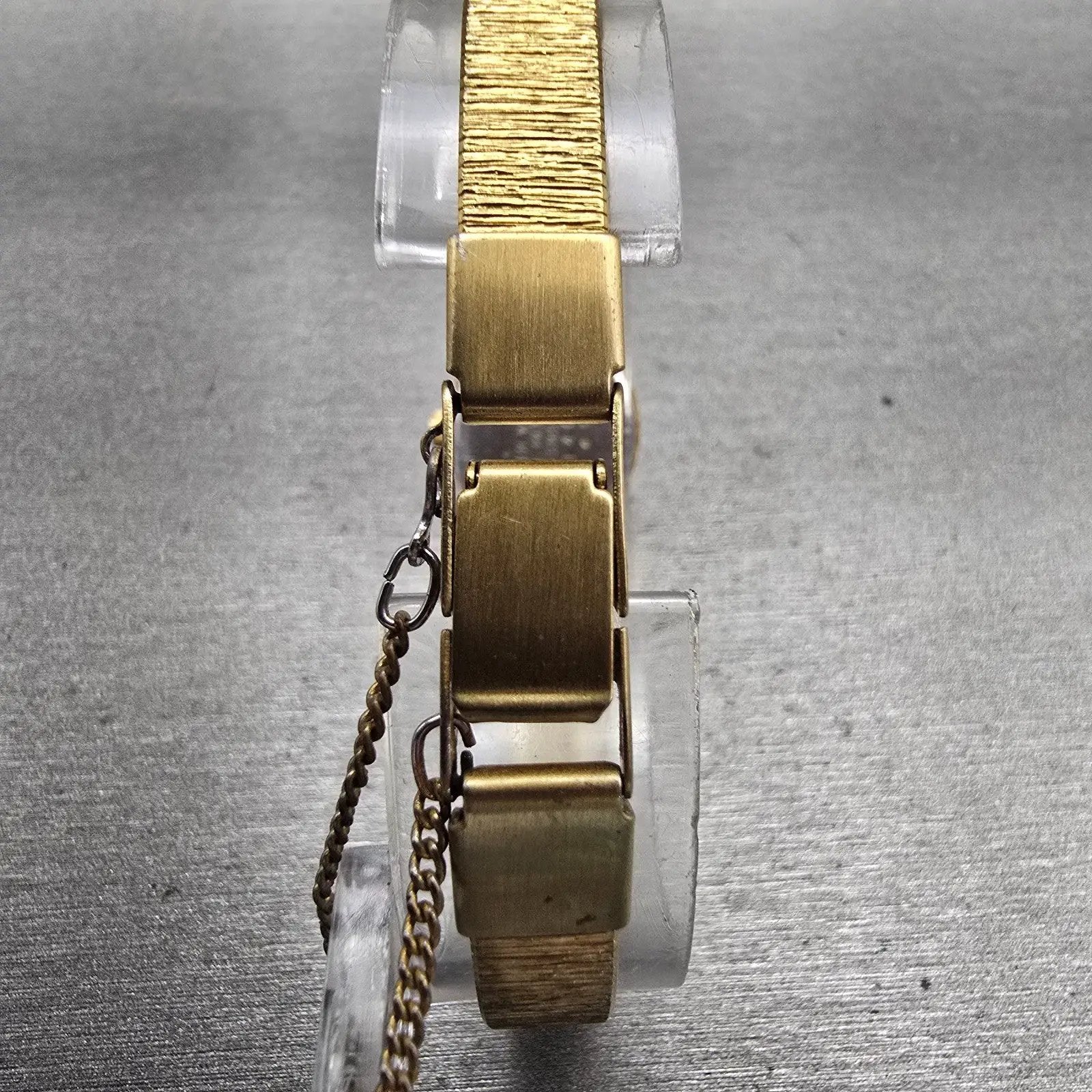 Citizen CQ Watch Women 17mm Black Dial Gold Tone Oval 3220-S16598 New Battery7