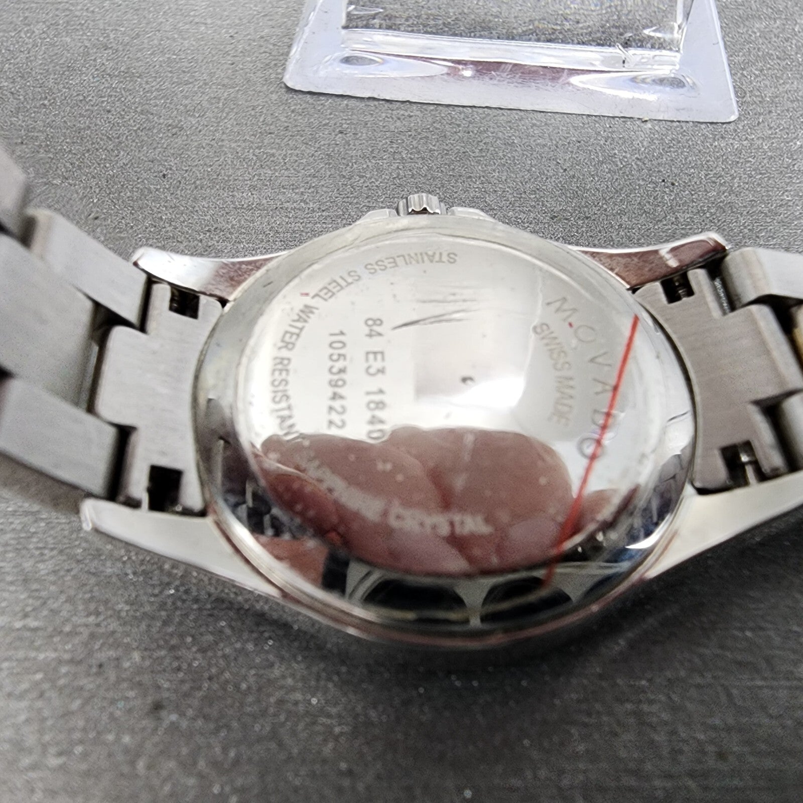 Movado Junior Sport Watch Women 26mm Black Dial Steel Round New Batt Full Set10