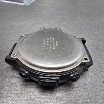 Casio CPW-100 Watch Men 42mm Black Compass Digital Round Vintage PARTS VTG9