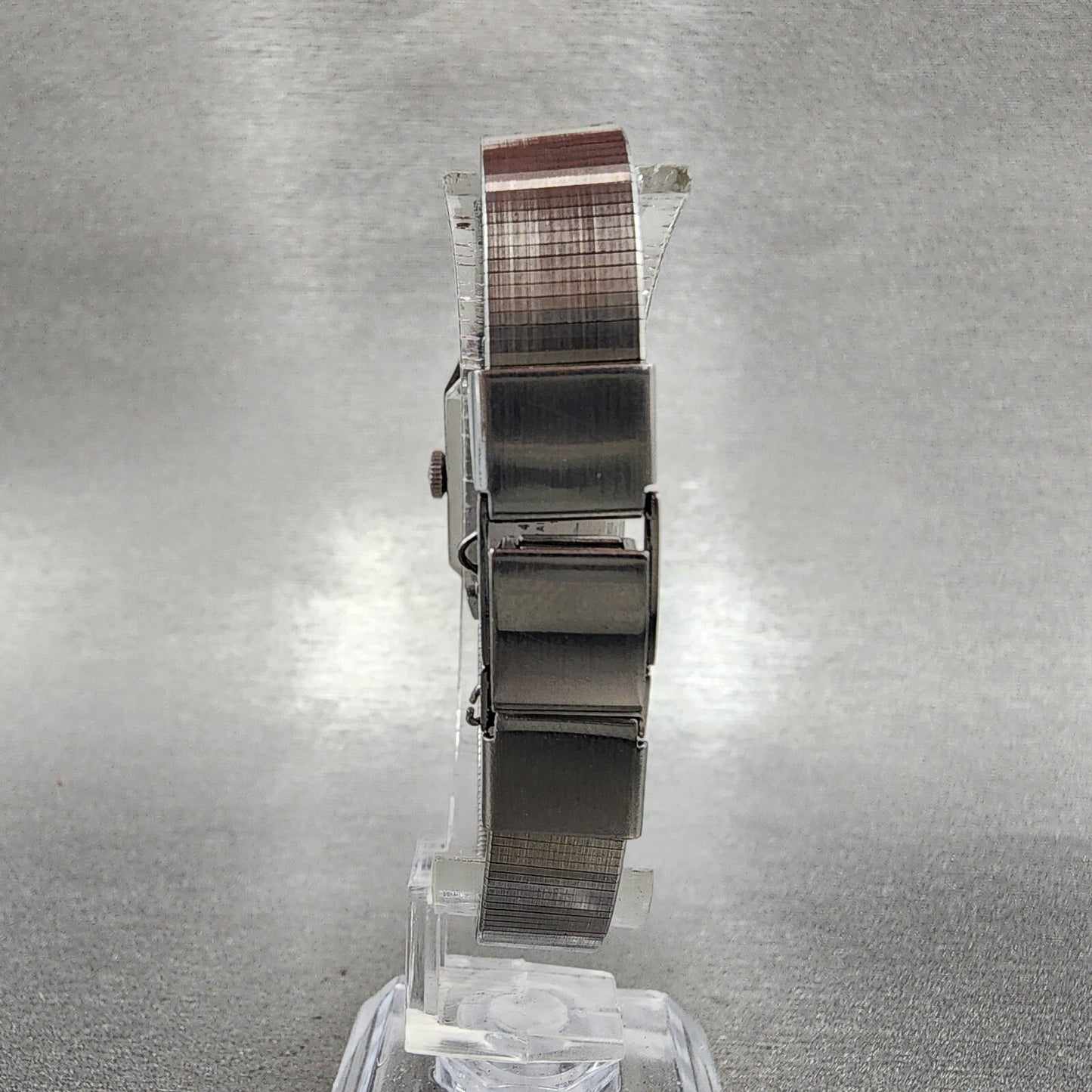 Seiko Special Tank Watch Women 18mm Blue Dial Silver Tone Manual 11203090 Runs7