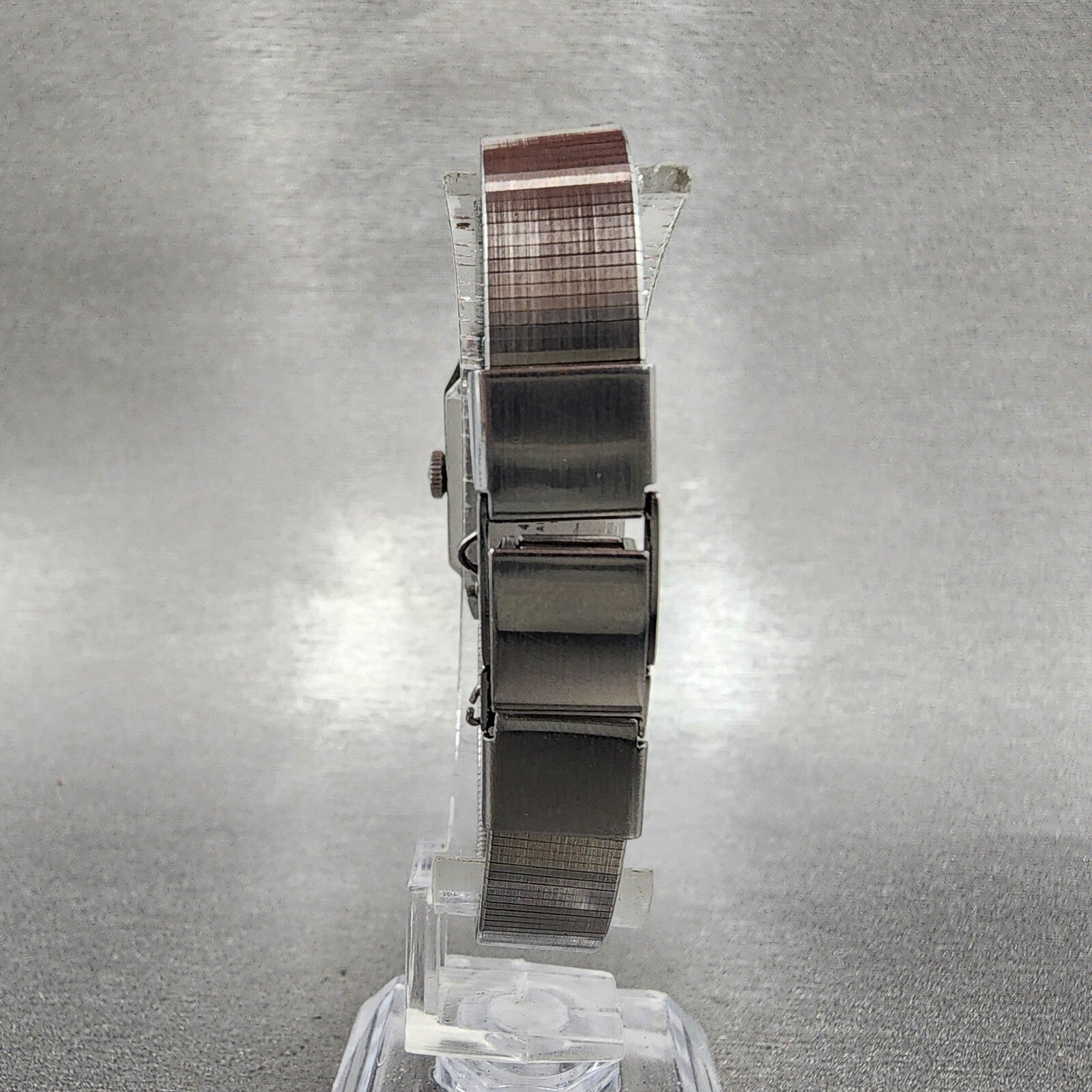 Seiko Special Tank Watch Women 18mm Blue Dial Silver Tone Manual 11203090 Runs7