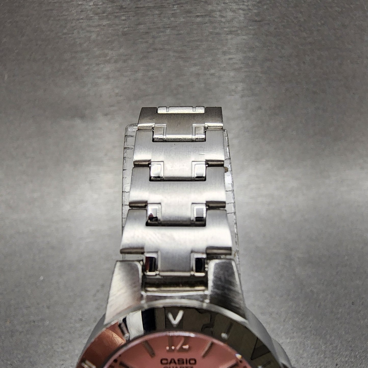 Casio Watch Women 24mm Pink Dial Silver Tone Round LTP1177 New Battery4