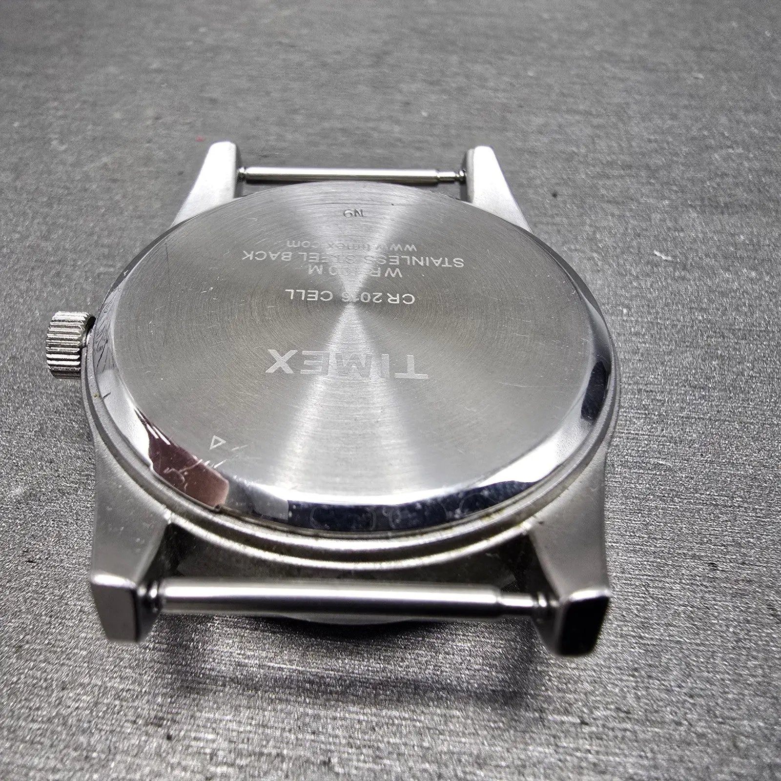 Timex Prepetual Calendar Watch Men 37mm Gray Dial Silver Tone Daydate PARTS12