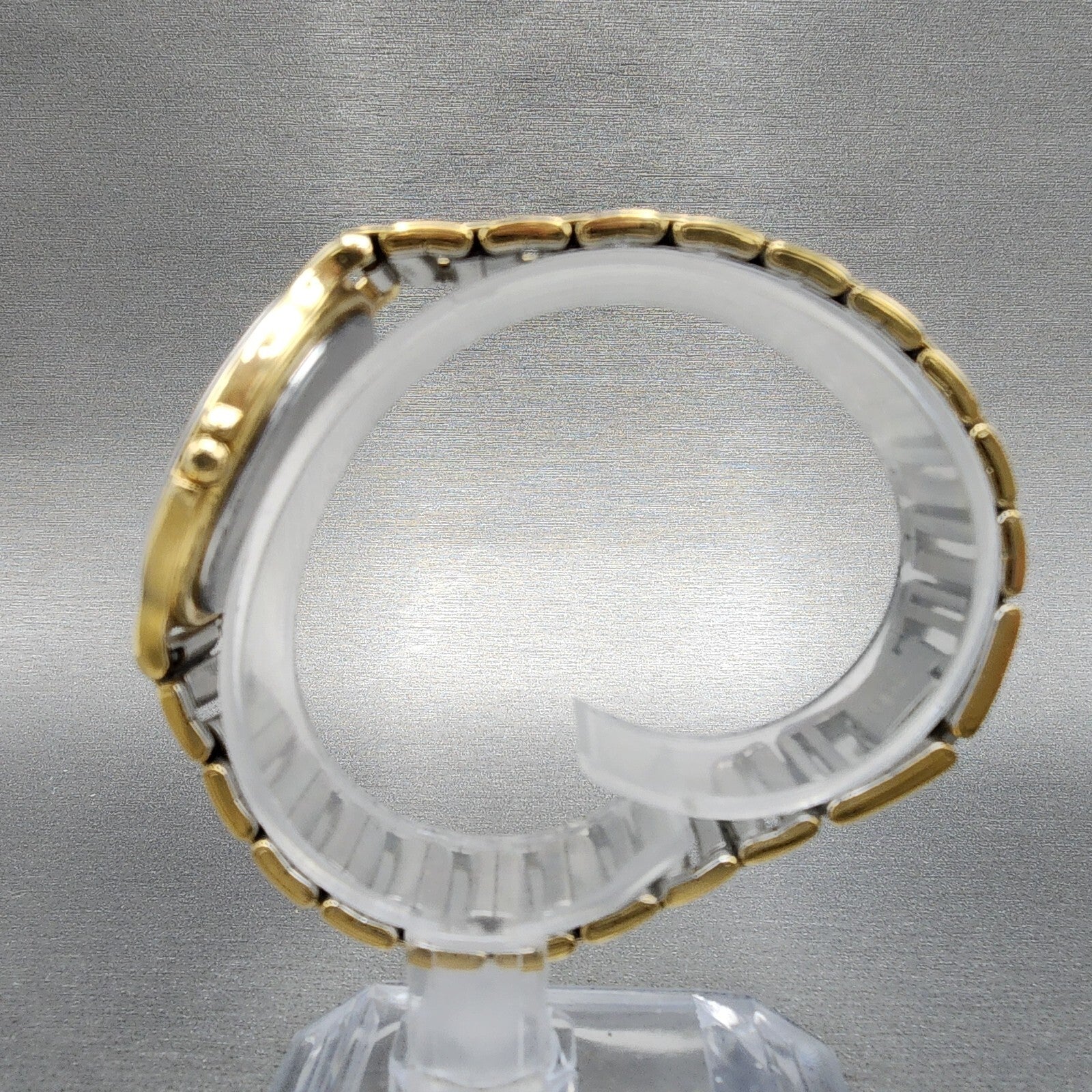 Seiko Lucent Watch Women 31mm Champagne Dial Two Tone Round 7N016160 New Batt6