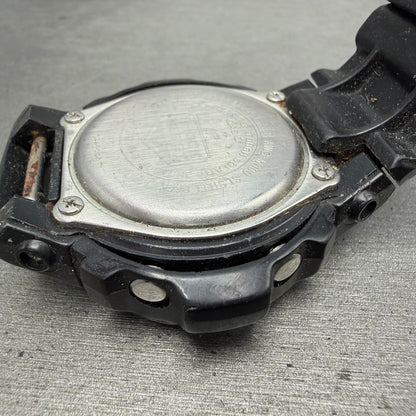 Casio G-Shock AWG-M100 Watch Men 49mm Gray Dial Black Tone Solar Works READ!!!9