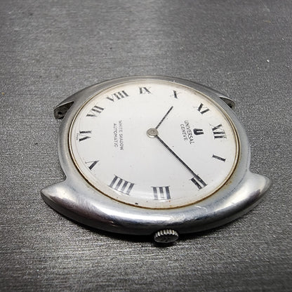 Universal Geneve White Shadow Automatic Watch men 35mm White Dial 866101PARTS6